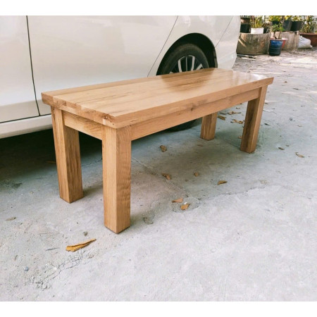 Solid Oak : Ghế Băng Dài Gổ Sồi - W90cm